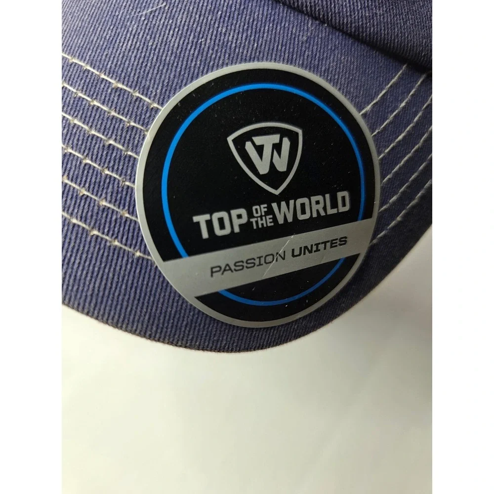 Top of the World Kentucky Wildcats Trucker Hat Navy Blue Cream Mesh Snapback Cap